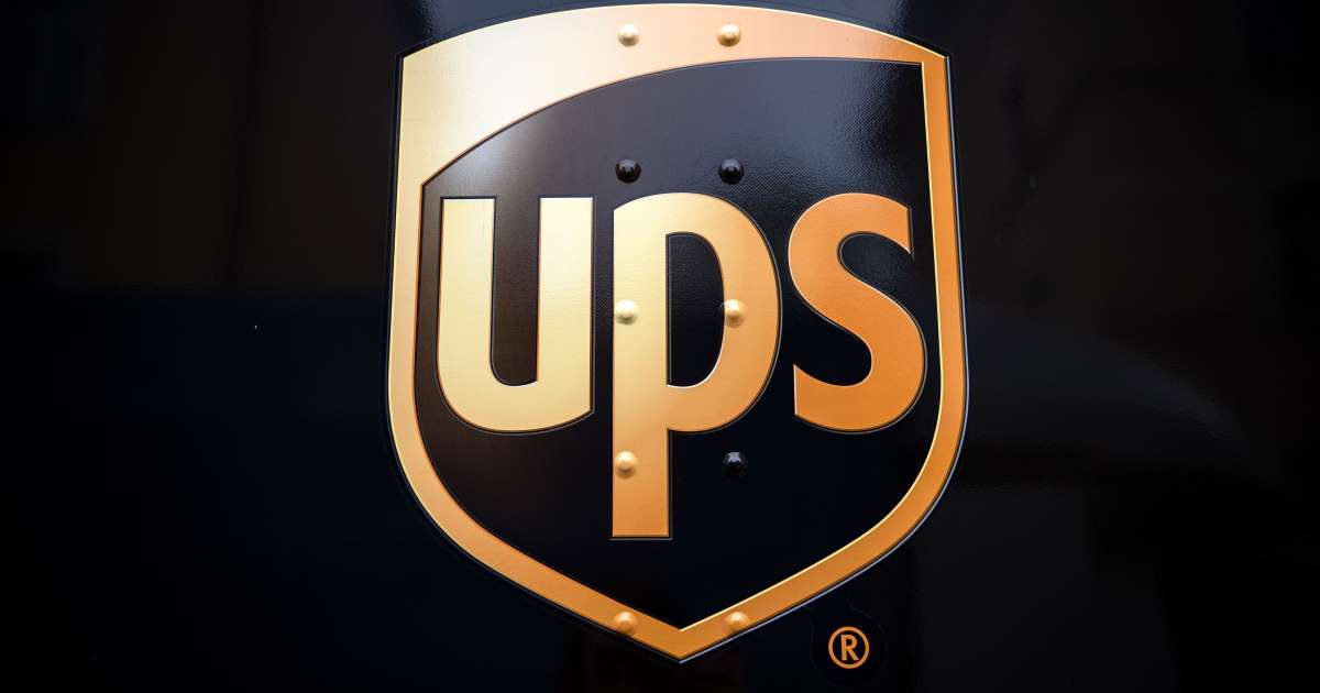 UPS brand logo 03 vinyl decal